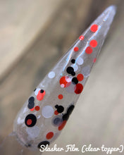 Load image into Gallery viewer, Slasher Film (clear topper)