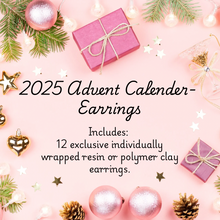 Load image into Gallery viewer, 2025 Advent Calendar- Earrings (no coupons)