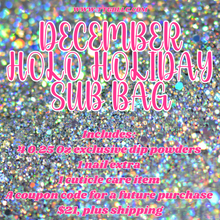 Load image into Gallery viewer, Nonrecurring December Holiday Holo Sub Bag- preorder