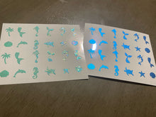 Load image into Gallery viewer, Mermaid (Under the Sea) Nail Stickers