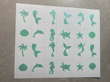 Load image into Gallery viewer, Mermaid (Under the Sea) Nail Stickers