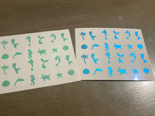 Load image into Gallery viewer, Mermaid (Under the Sea) Nail Stickers
