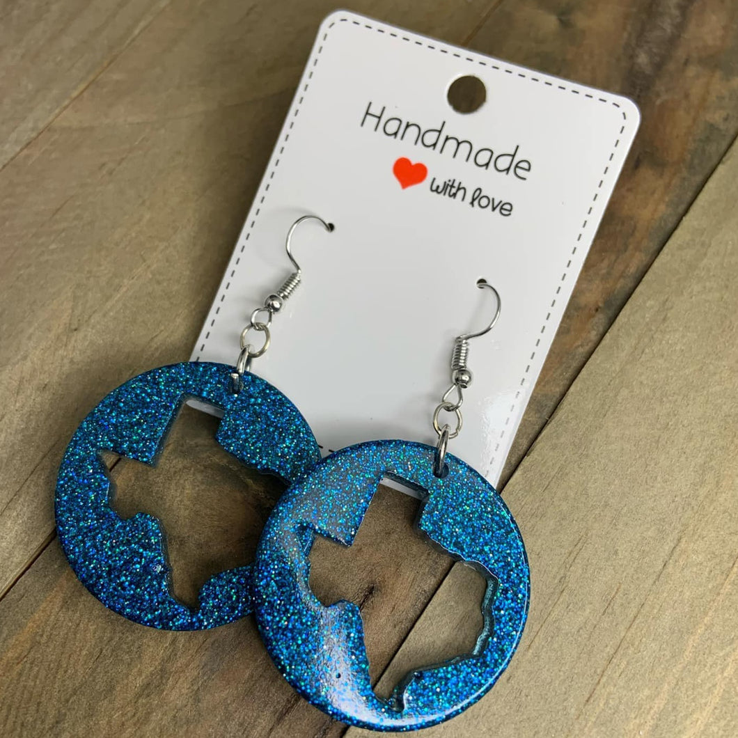 Blue Texas Earrings