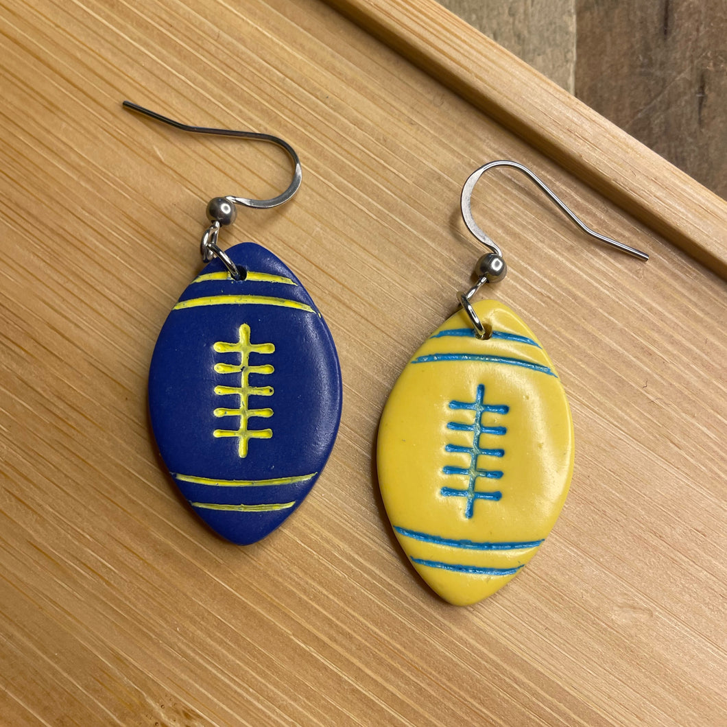 Bull Dawg Football Earrings