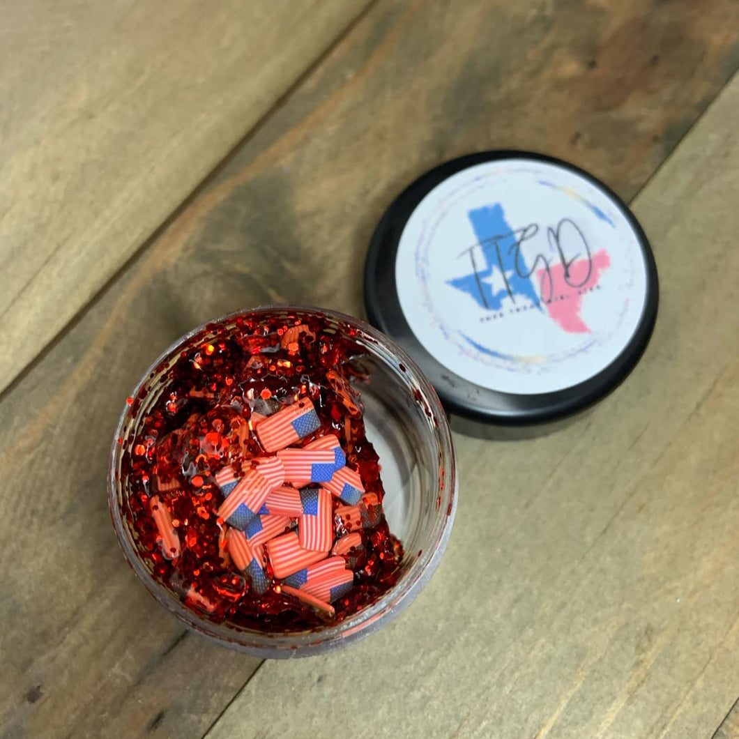 Let Freedom Ring Hair Glitter Gel (small)