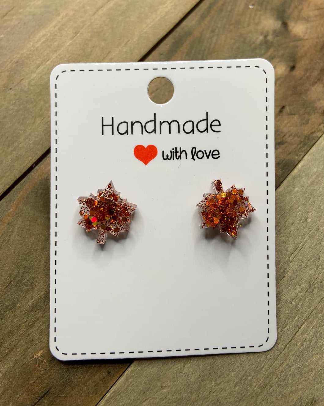 Mini Leaf Stud Earrings