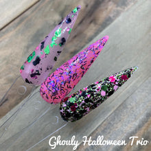 Load image into Gallery viewer, Ghouly Halloween Trio (with pink bats sample)
