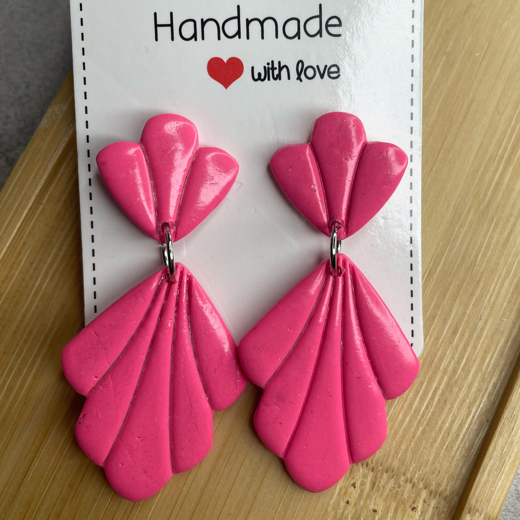 Pink Dangle Earrings