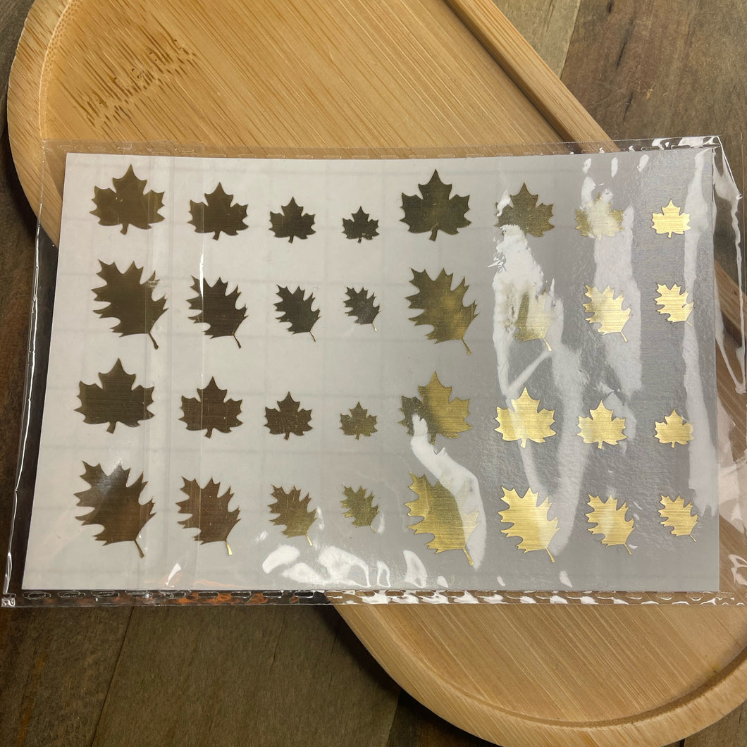 Gold Leaf Nail Stickers