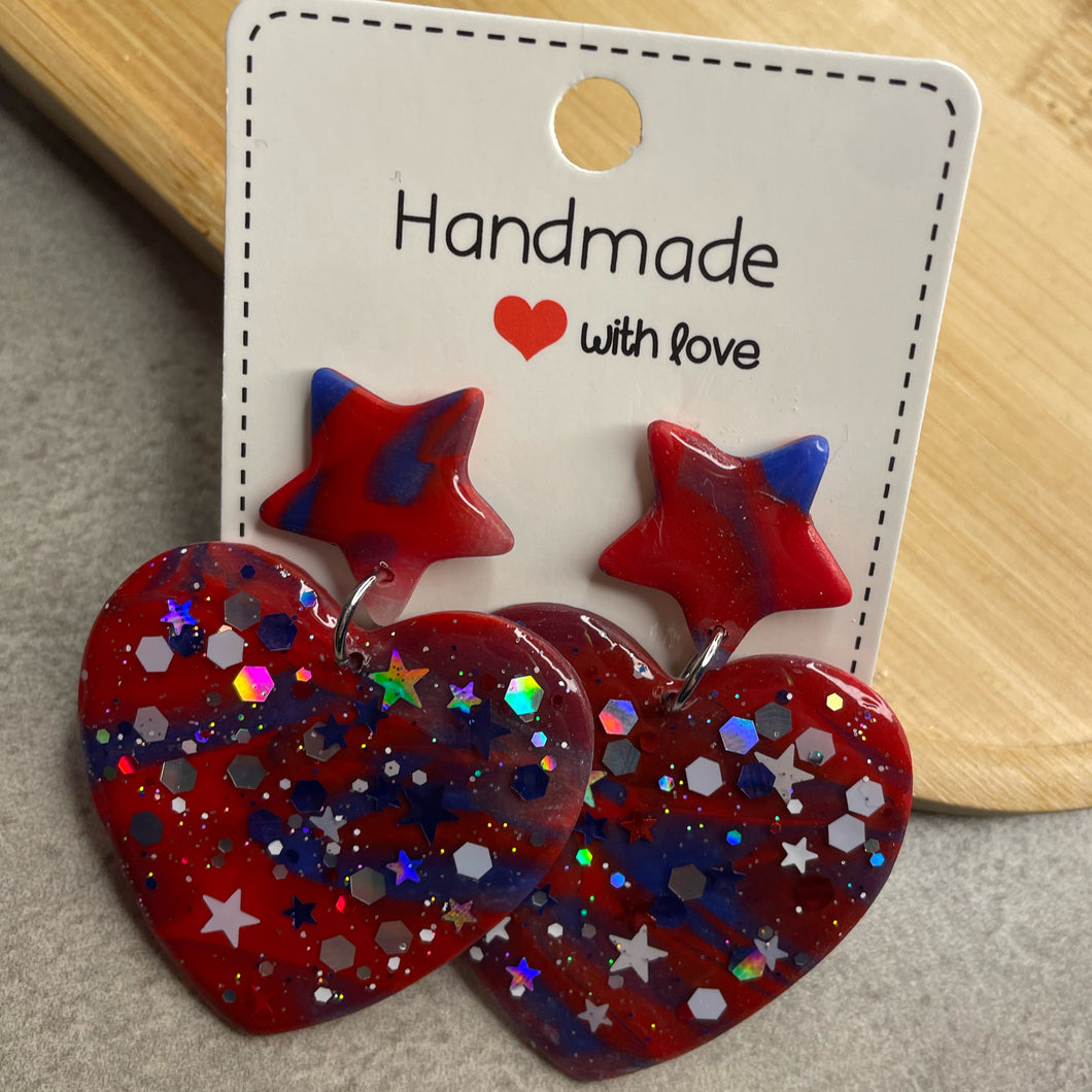 Star & Heart Earrings