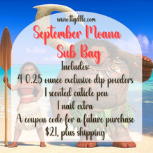 Load image into Gallery viewer, September Moana Sub Bag- preorder
