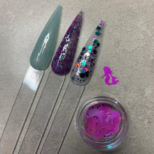 Load image into Gallery viewer, 2025 Birthday Trio- with mermaid glitter shapes
