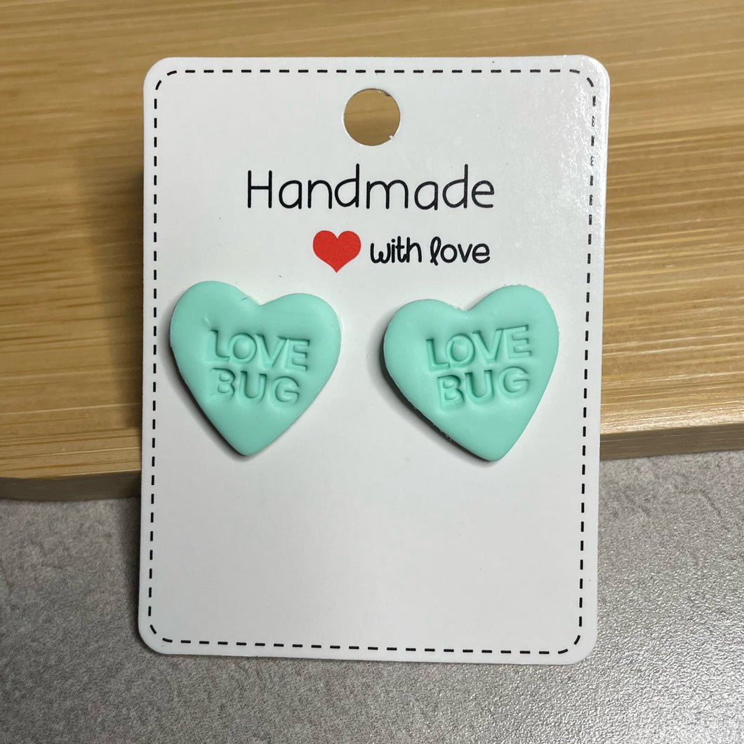 Conversation Heart Studs