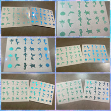 Load image into Gallery viewer, Mermaid (Under the Sea) Nail Stickers
