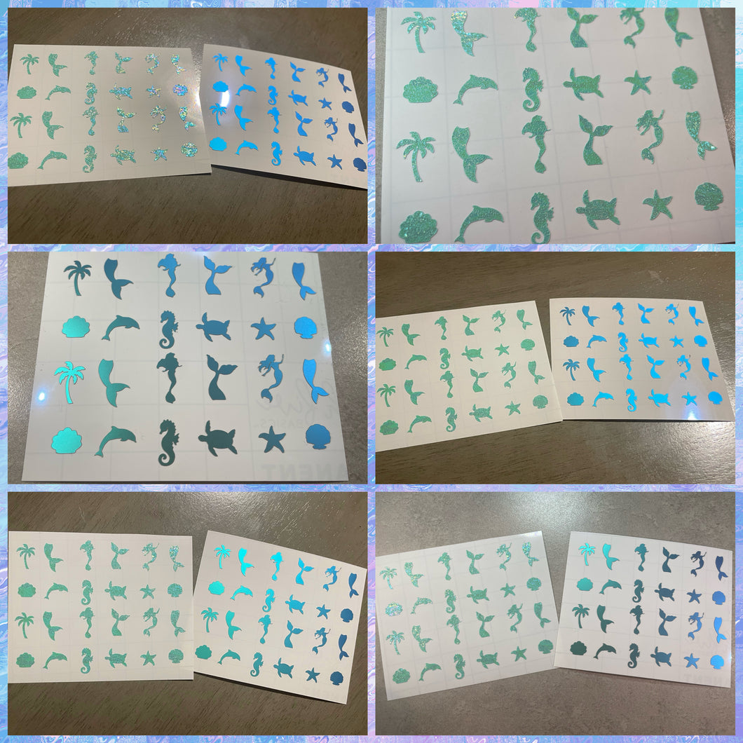 Mermaid (Under the Sea) Nail Stickers