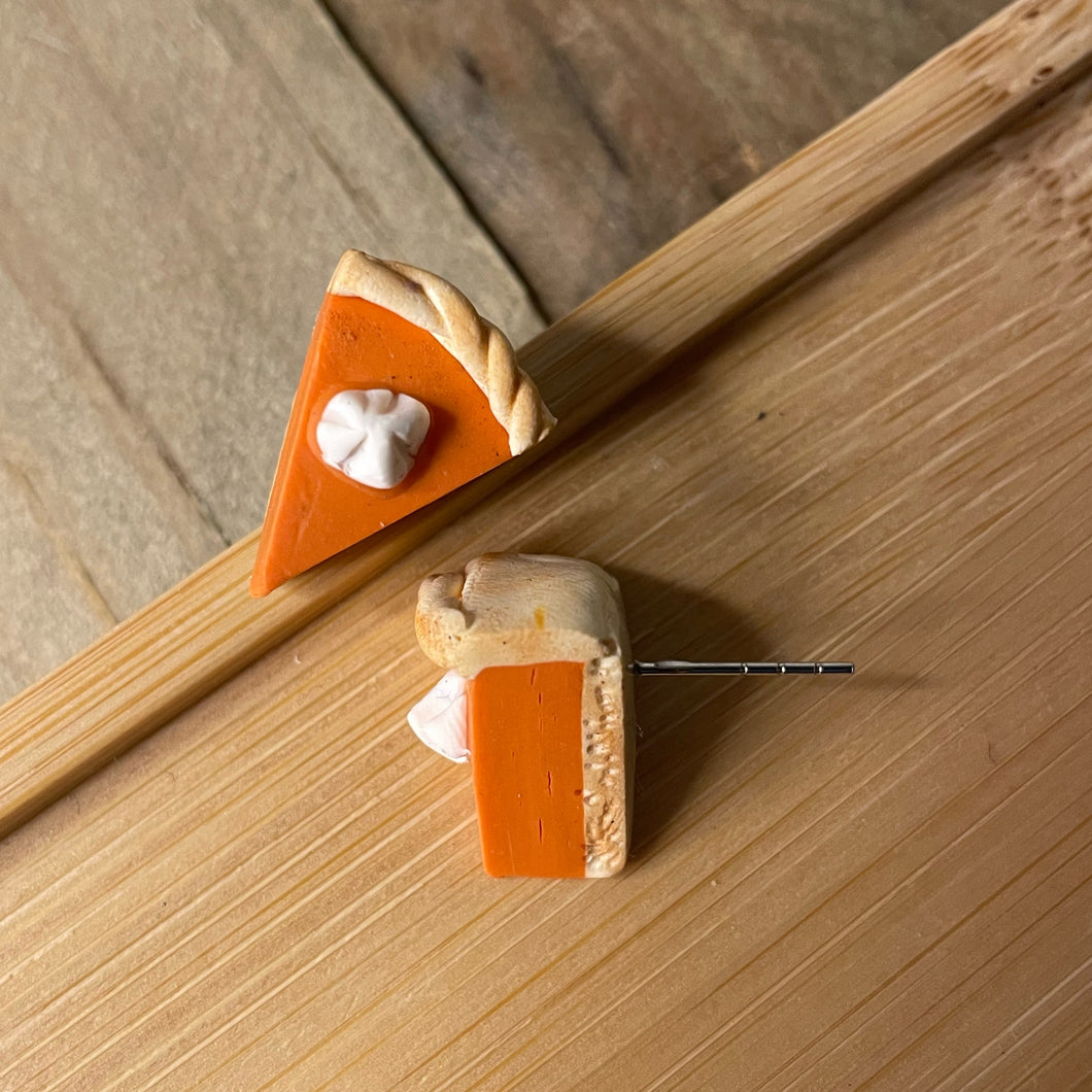 Pumpkin Pie Stud Earrings