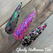 Load image into Gallery viewer, Ghouly Halloween Trio (with pink bats sample)
