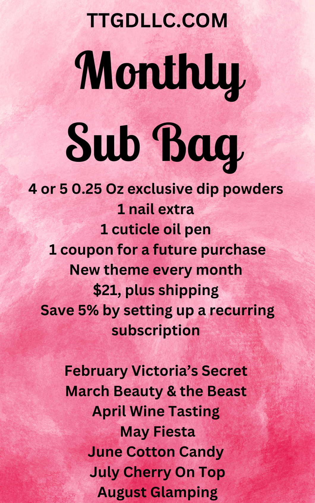 Monthly Sub Bag