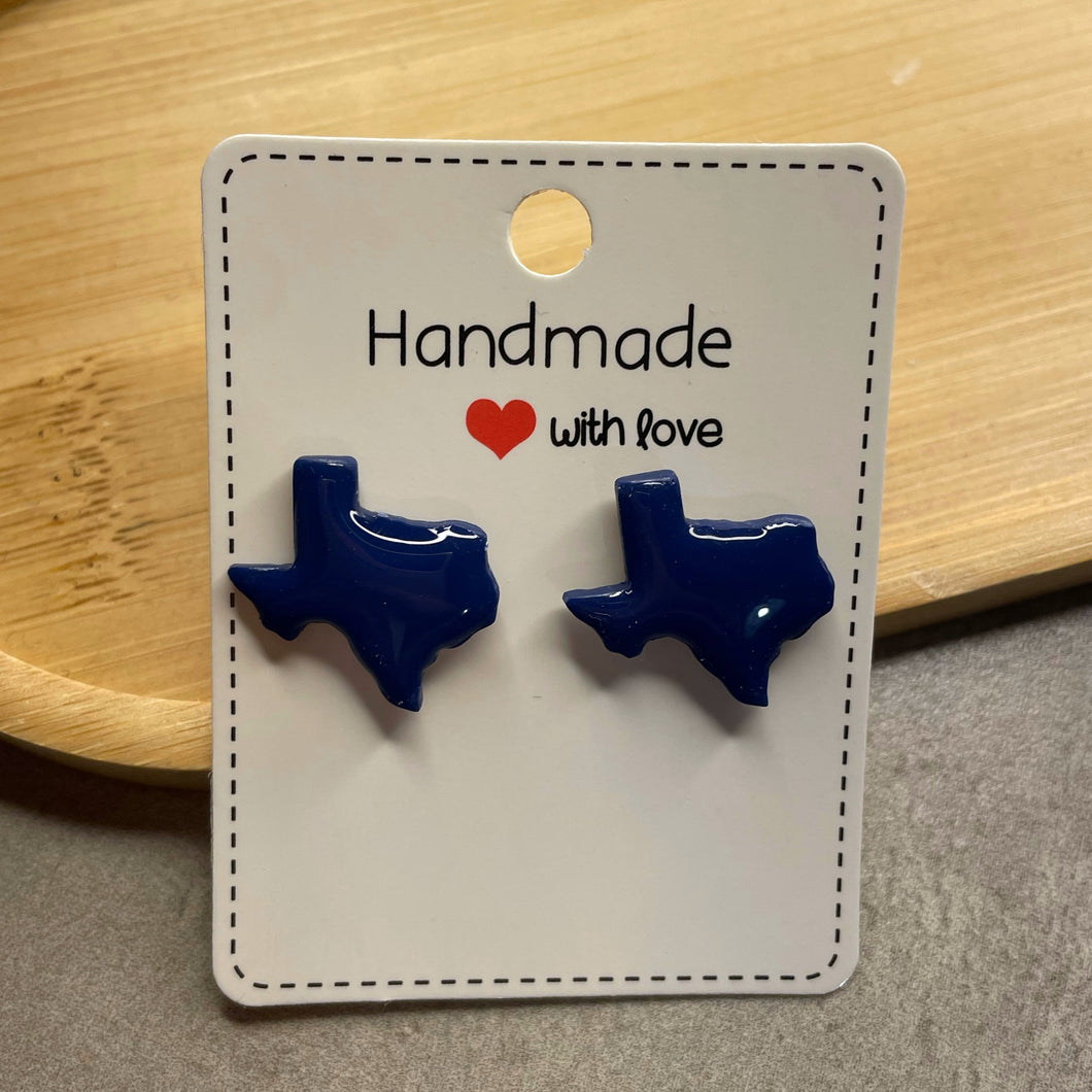 Navy Blue Texas Studs