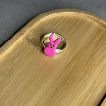 Load image into Gallery viewer, Medium Peeps Ring (pink)- adjustable
