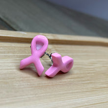 Load image into Gallery viewer, Breast Cancer Awareness Earrings- 50% Donated to the Susan G. Komen Charity
