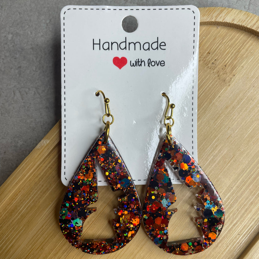Halloween Witch Earrings