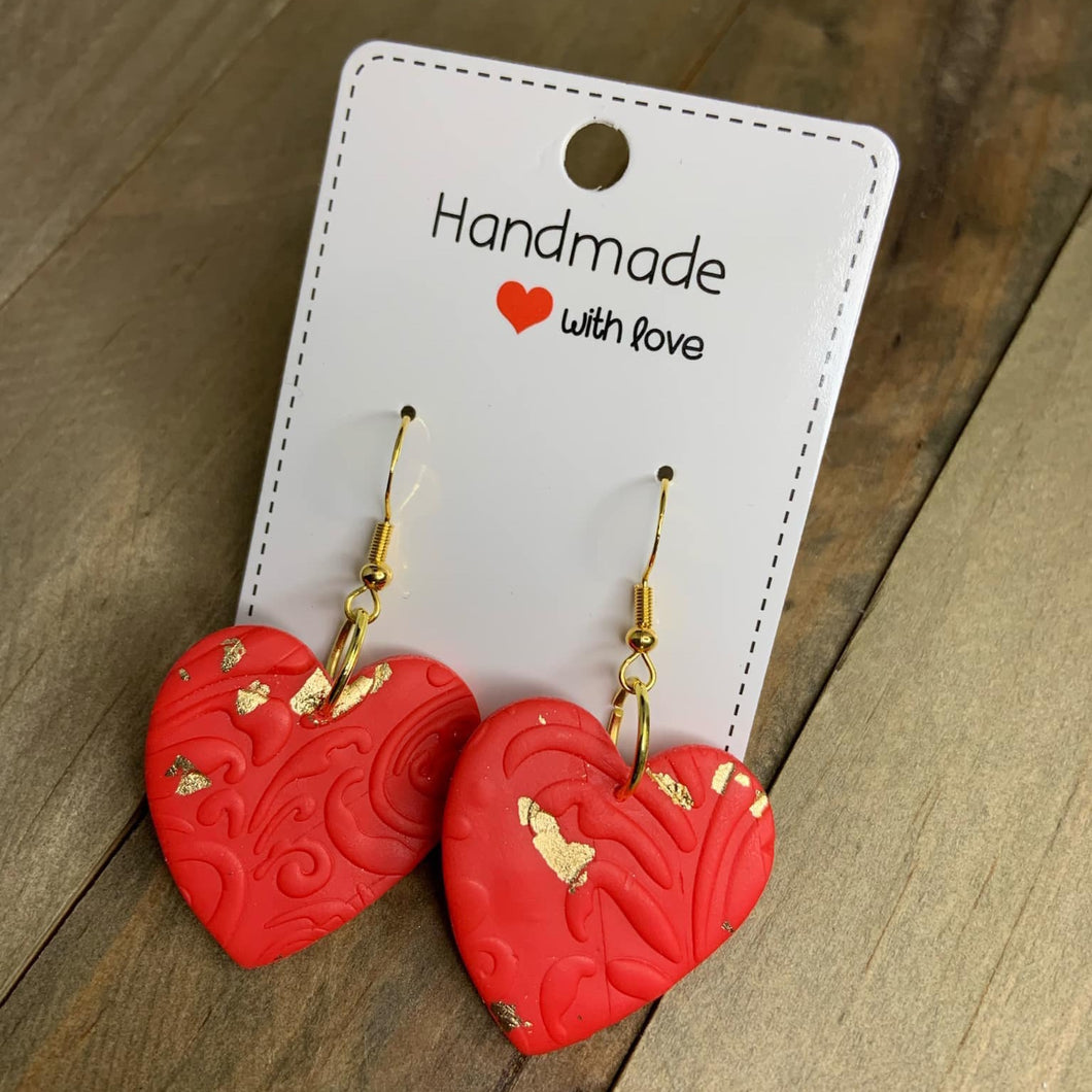 Medium Heart Earrings