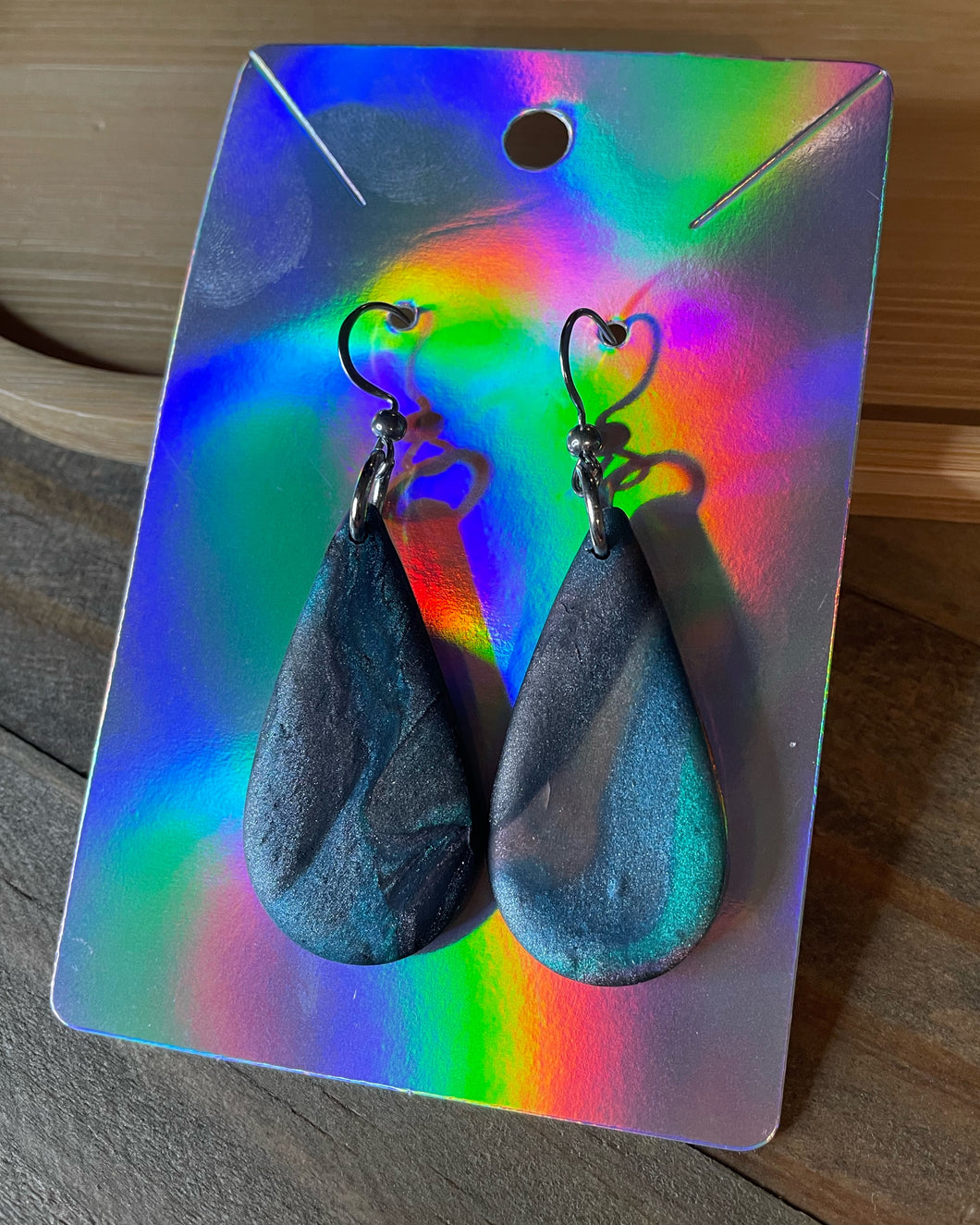 Marble Teardrop Earrings
