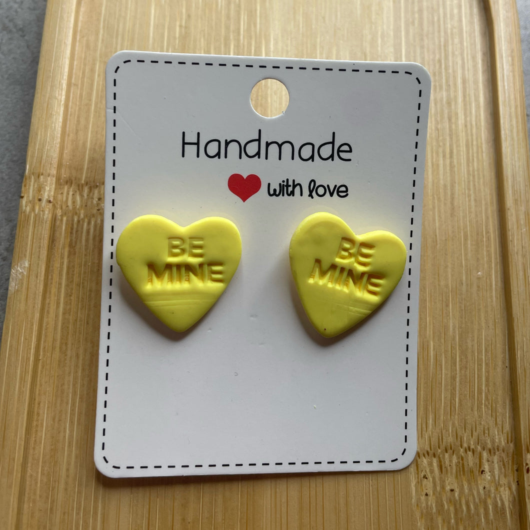 Conversation Heart Studs