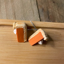 Load image into Gallery viewer, Pumpkin Pie Stud Earrings
