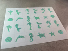 Load image into Gallery viewer, Mermaid (Under the Sea) Nail Stickers
