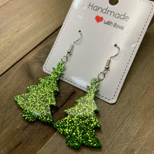 Load image into Gallery viewer, Green Tree Earrings
