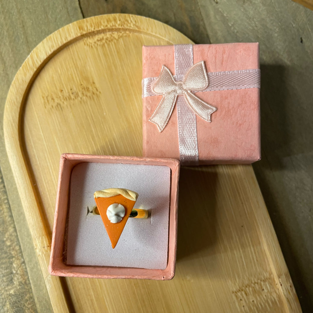 Pumpkin Pie Nailfie Ring