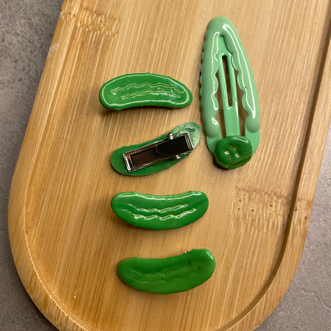 Pickle Hair Clips