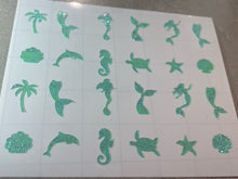Load image into Gallery viewer, Mermaid (Under the Sea) Nail Stickers
