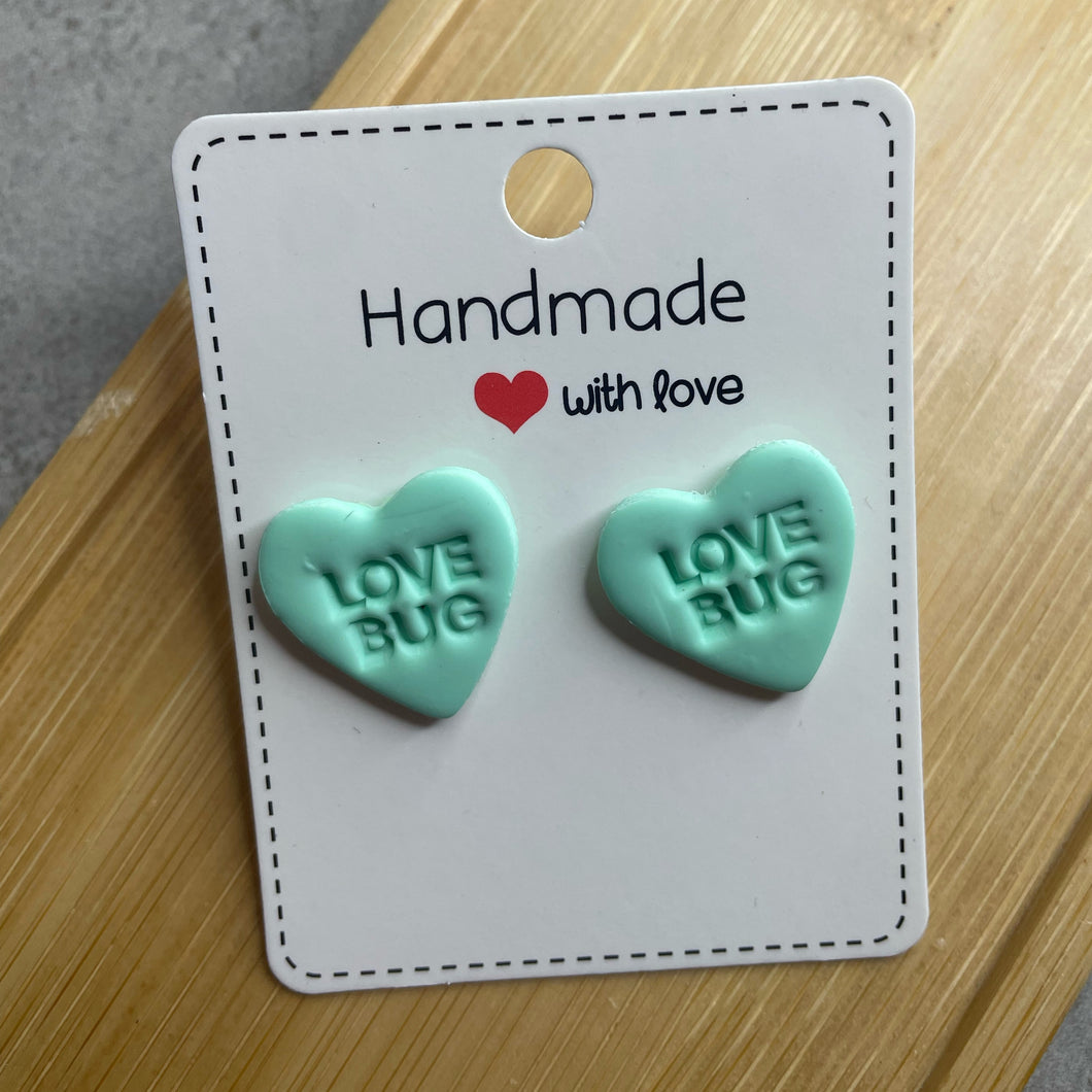 Conversation Heart Studs