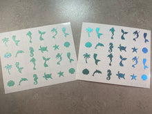 Load image into Gallery viewer, Mermaid (Under the Sea) Nail Stickers
