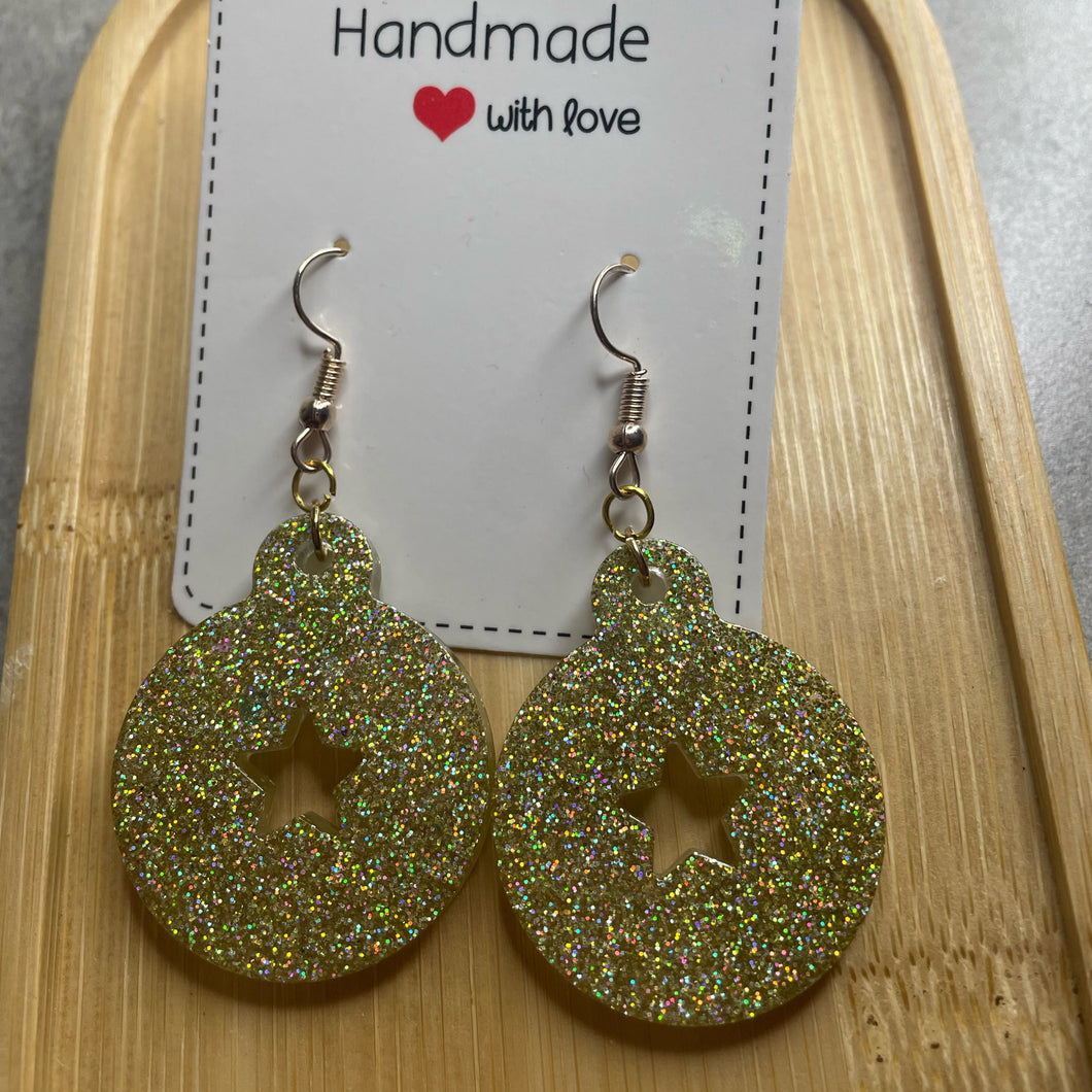Gold Ornament Earrings