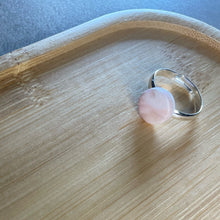 Load image into Gallery viewer, Light Pink Circle Ring- adjustable
