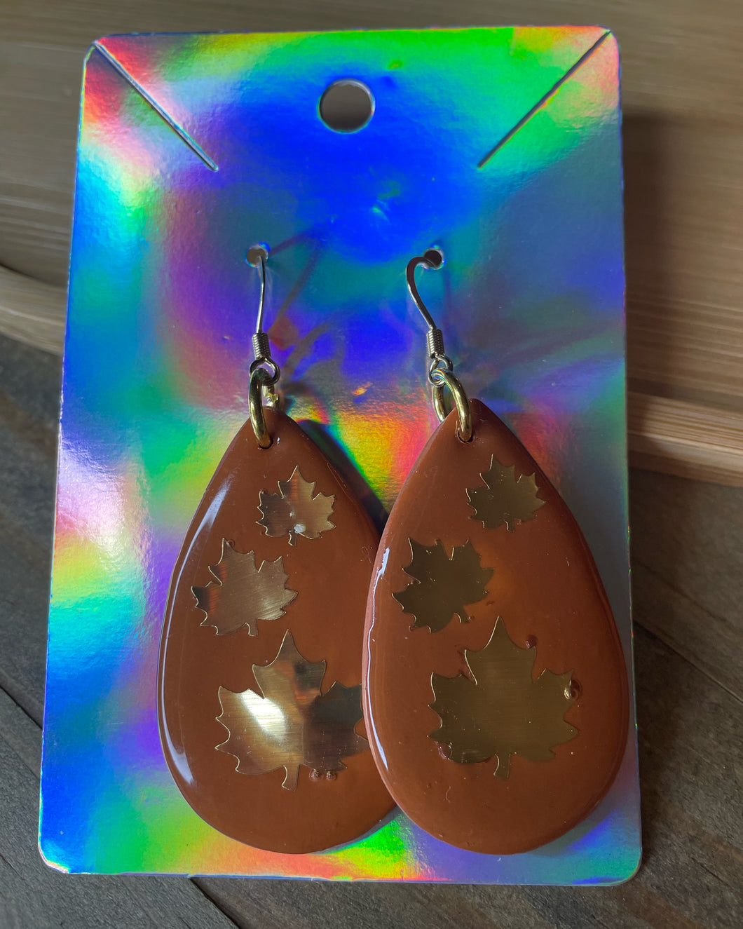 Orange Fall Earrings