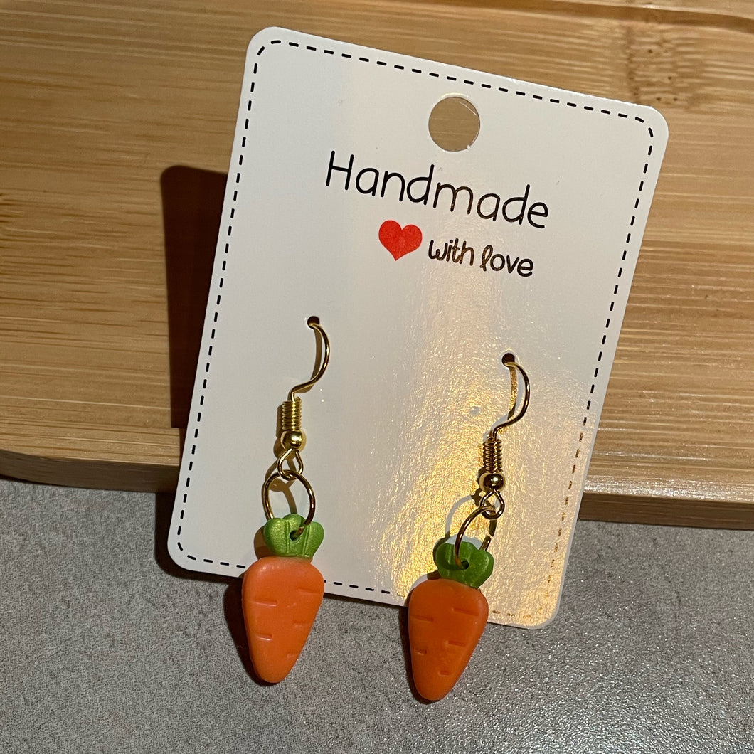 Carrot Dangle Earrings