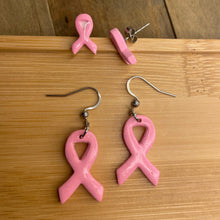 Load image into Gallery viewer, Breast Cancer Awareness Earrings- 50% Donated to the Susan G. Komen Charity
