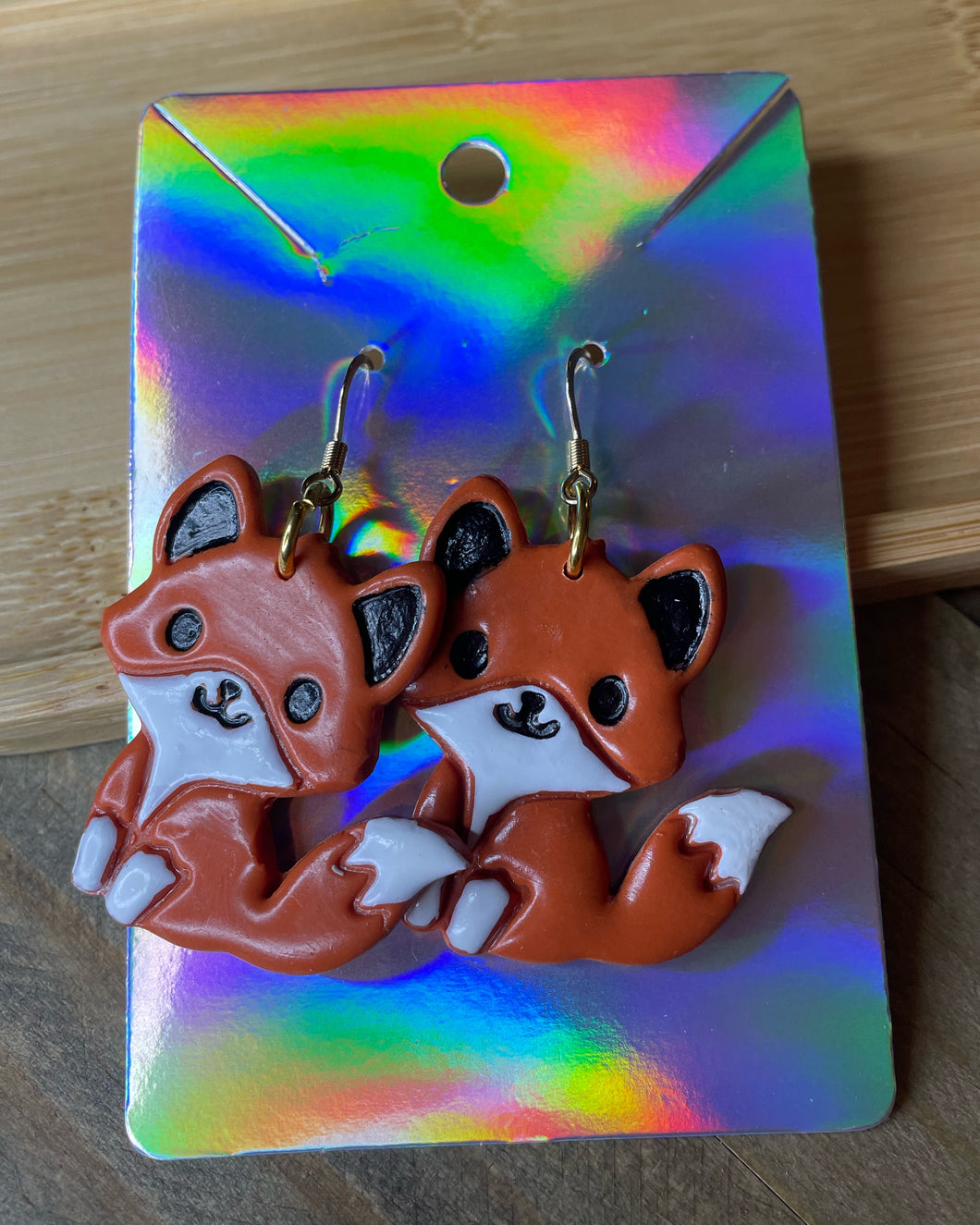 Large Fox Earrings