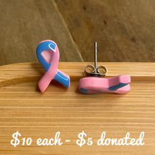 Load image into Gallery viewer, Pregnancy &amp; Infant Loss Awareness Earrings- 50% Donated to the Share charity
