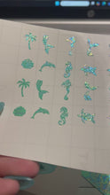 Load and play video in Gallery viewer, Mermaid (Under the Sea) Nail Stickers
